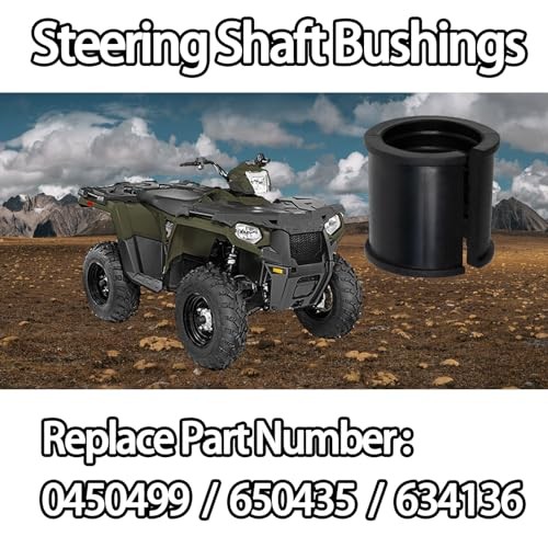 2 Pcs Steering Bushings Fit for Polaris Outlaw 50 90 110 Predator 50 90