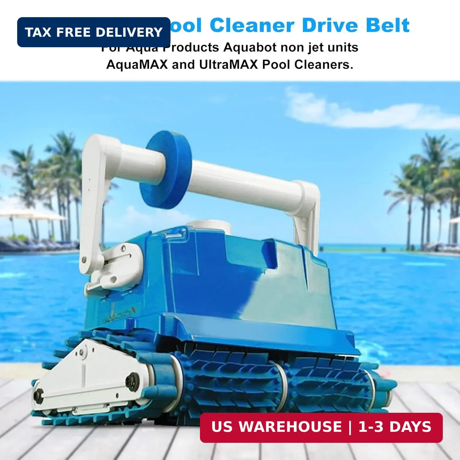 Pool Cleaner Robot Belt for Aquabot Pool Cleaner Robot Drive Belts A3302PK 3302