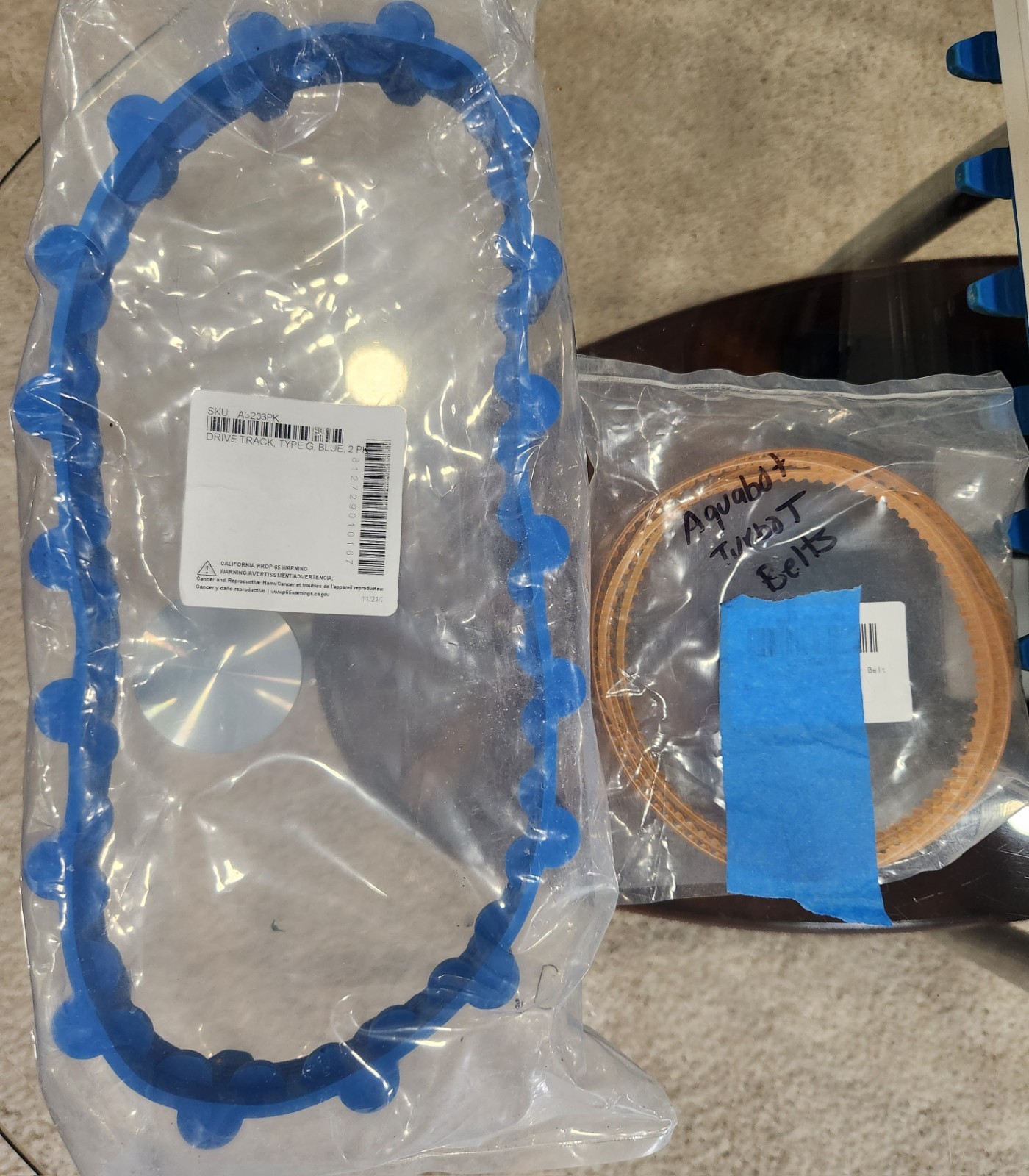 Aquabot Classic Turbo T w/ Extra Belts and 3 Filter Bags (For PARTS ONLY)
