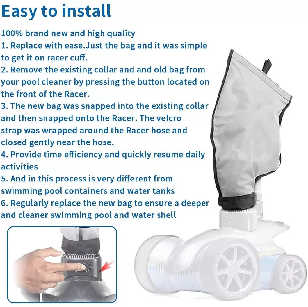 360240 Pool Cleaners Debris Bag for Pentair Kreepy Krauly Racer 360228 LS 360…