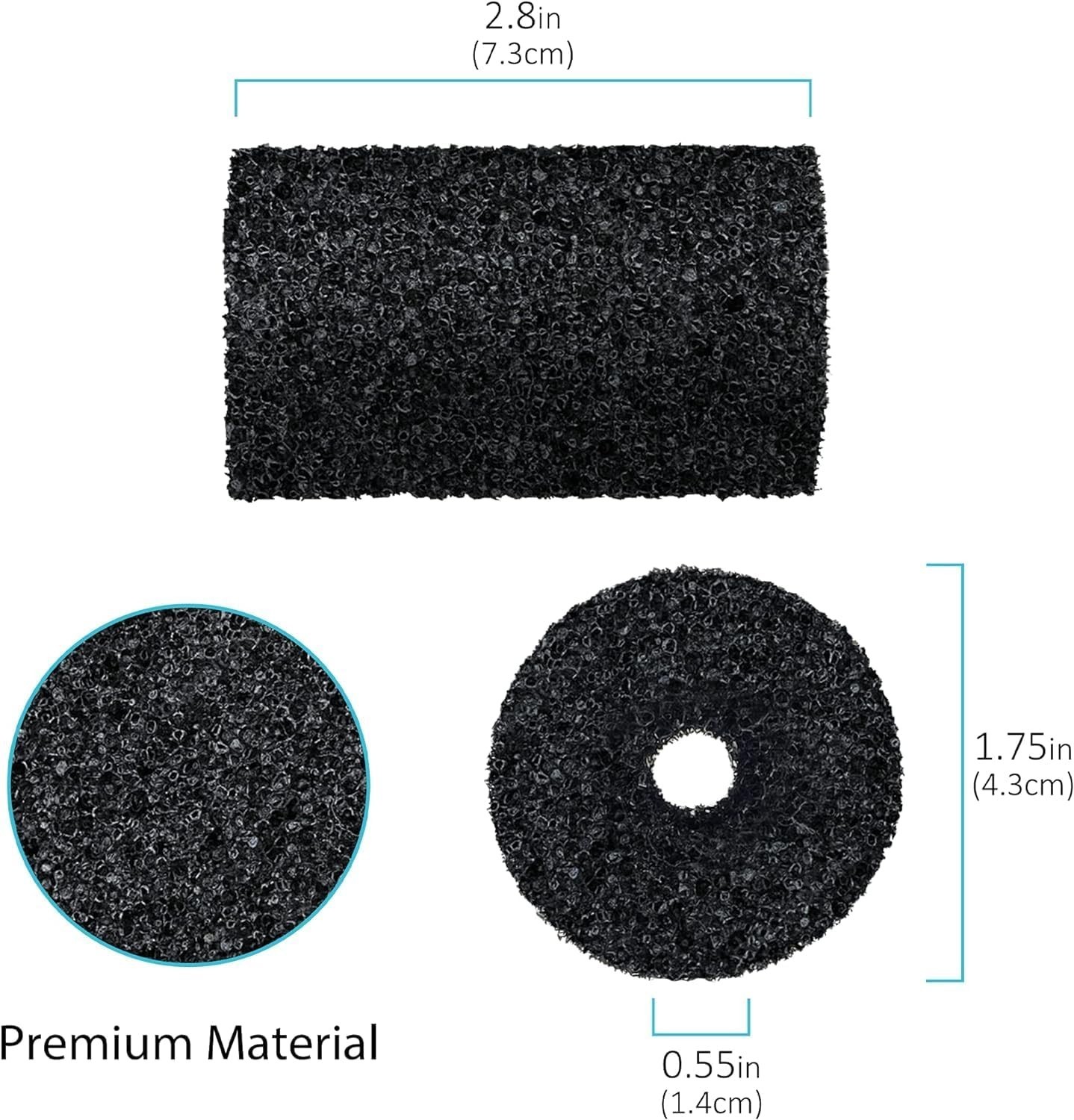 Efficient 12 Pack Sweep Hose Scrubbers for Polaris Pool Cleaners – Easy Setup