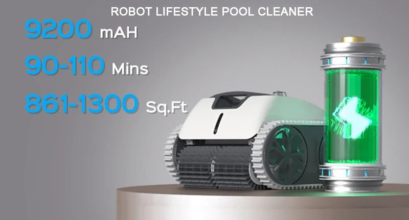 Robotic Swimming Pool Cleaner Wireless Automatic 3312 PRo Wifi App Control More