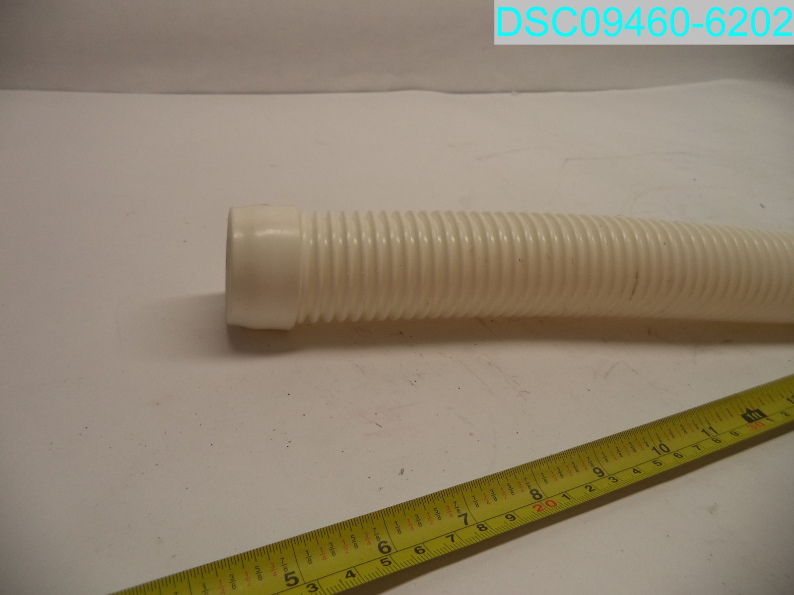 QTY=5: 32&Prime;L Replacement Off White Pool Hoses 1-1/2&Prime; ID