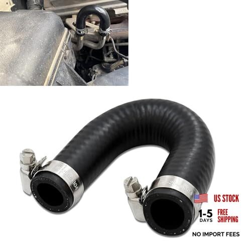 MLY 1 PC Heater Core Bypass Hose Coolant Crossover Kit, 5/8&Prime; & 3/4&Prime; Ends with