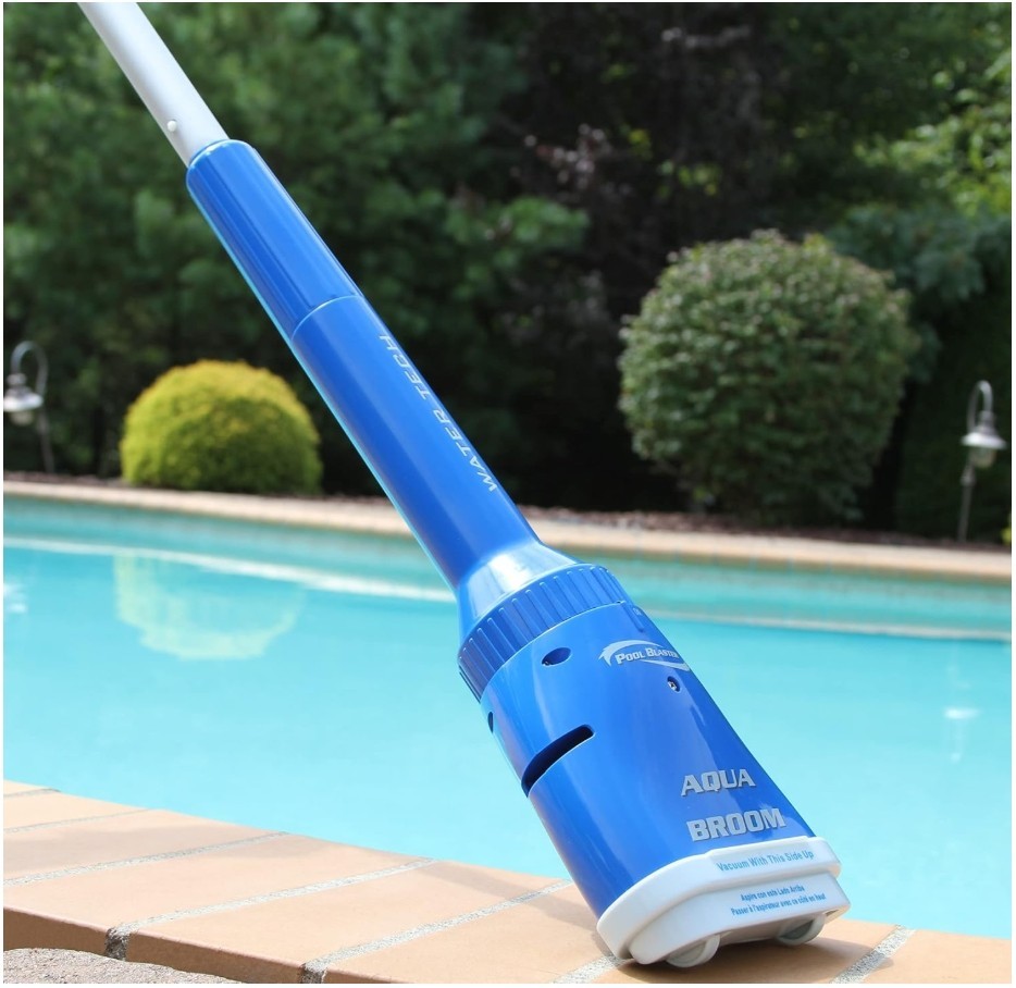 Aqua Broom Hot Tub Vacuum Cordless Spa Vac for Inflatable Above Ground &Inground