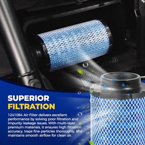 Philtop Powersports Air Filter, Replacement polaris air filter 1241084 for
