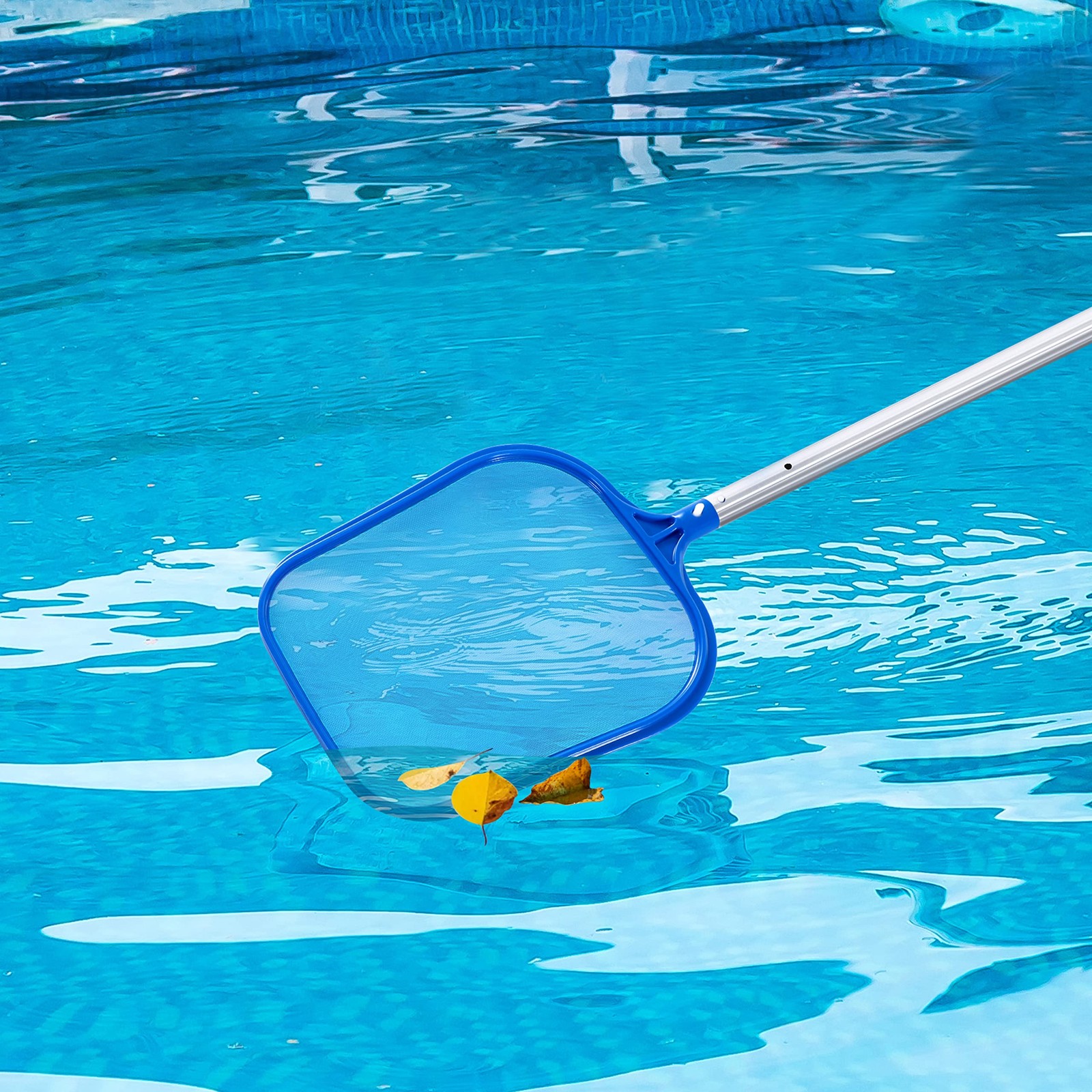 Lightweight Pool Skimmer Net For Easy Debris Cleaning In Pools And Spas