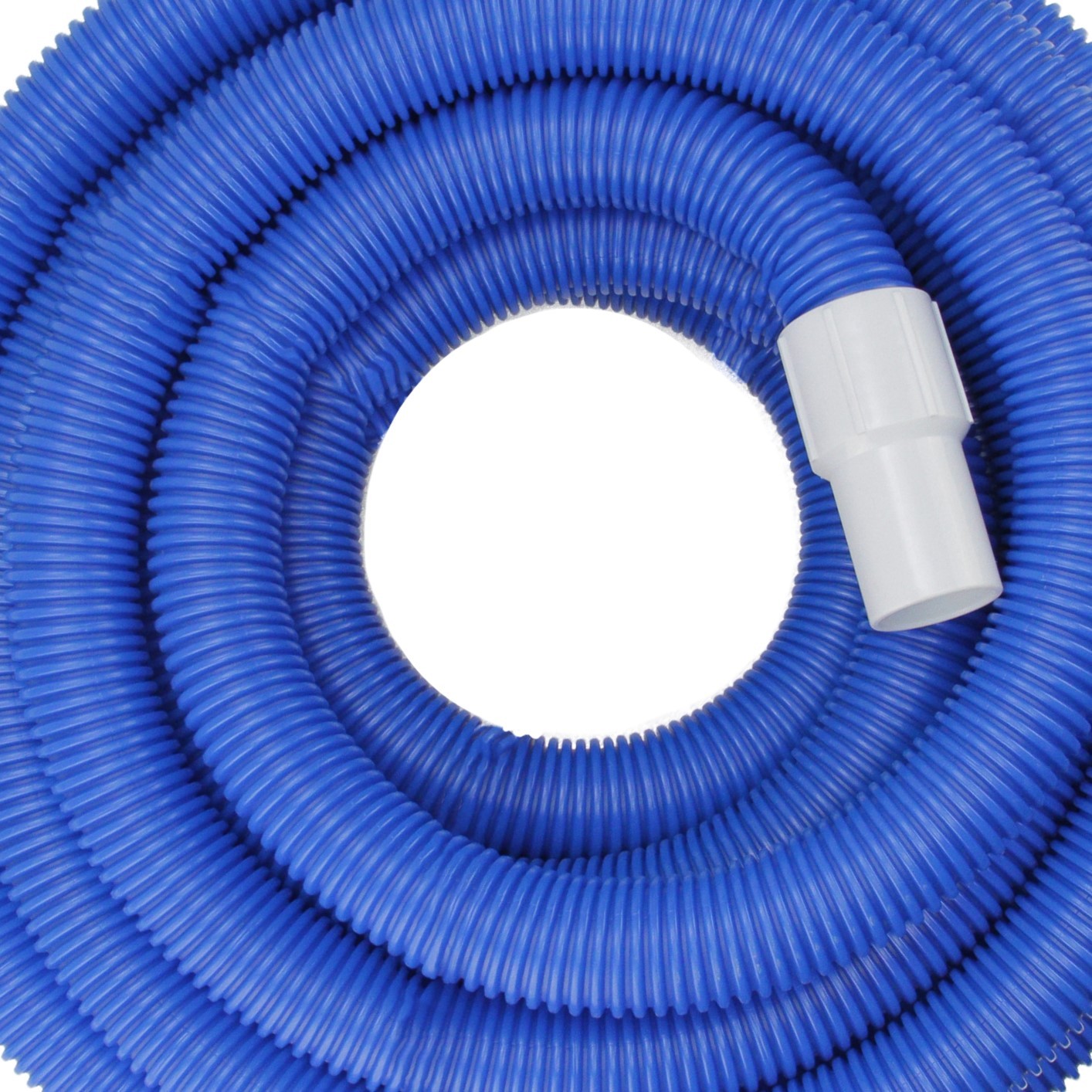 Pool Central Blue Molded PE In-Ground Pool Vacuum Hose Swivel Cuff 25FT x 1.5IN