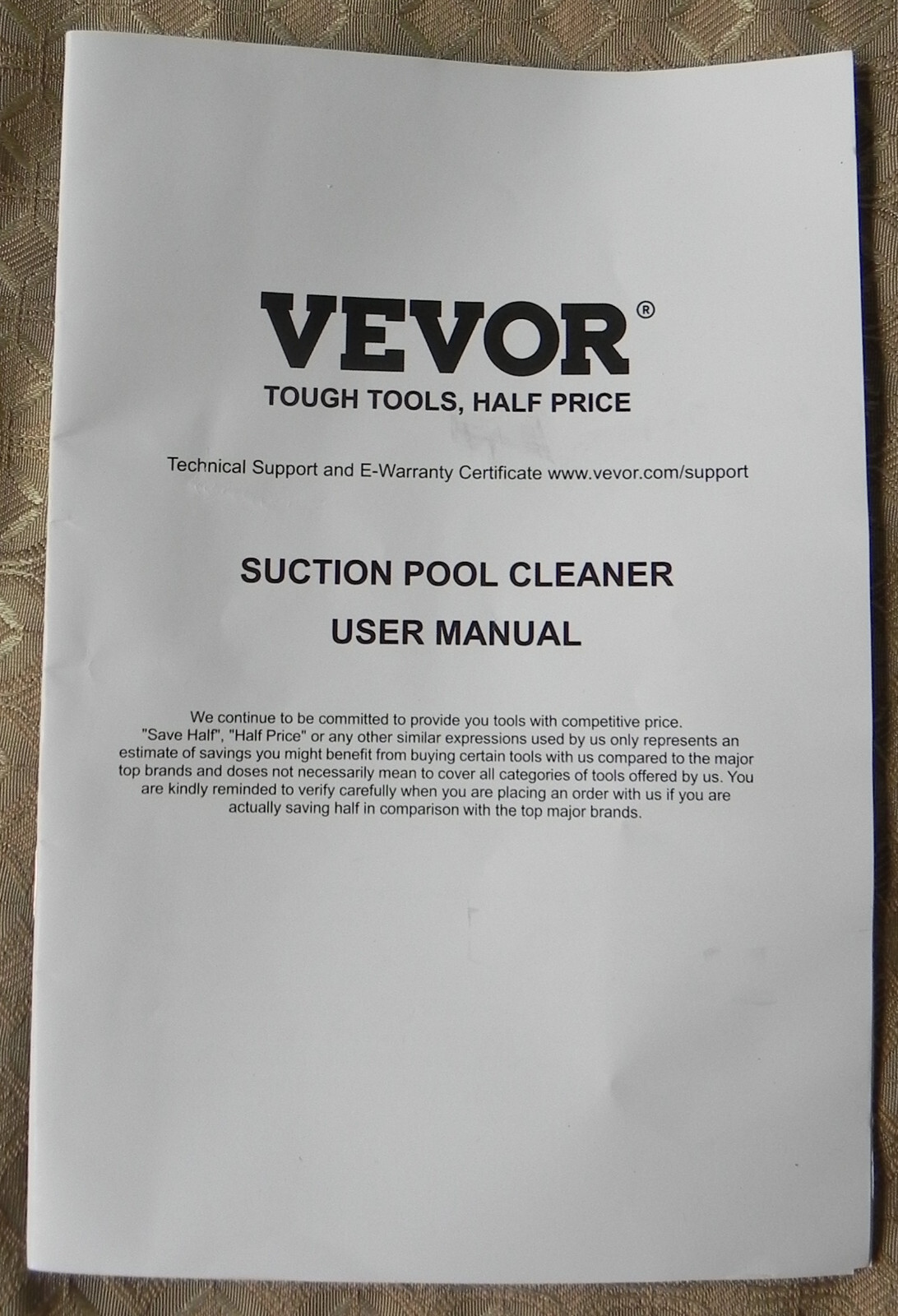 Vevor « Automatic Suction Pool Cleaner » 1815BX-80CM, New & Complete in Box