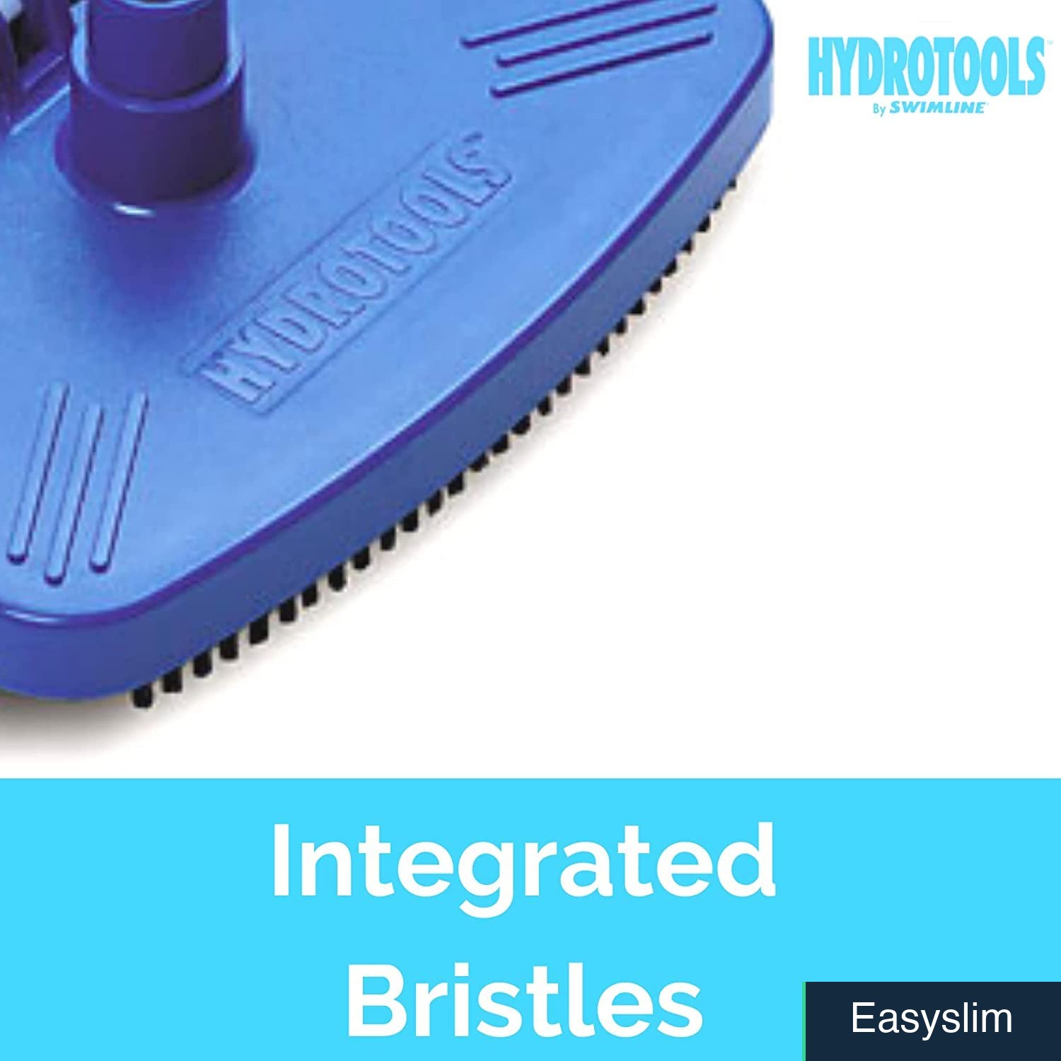 Manual Pool Vacuum Head Triangle Weighted Bristles Swivel Hose Universal