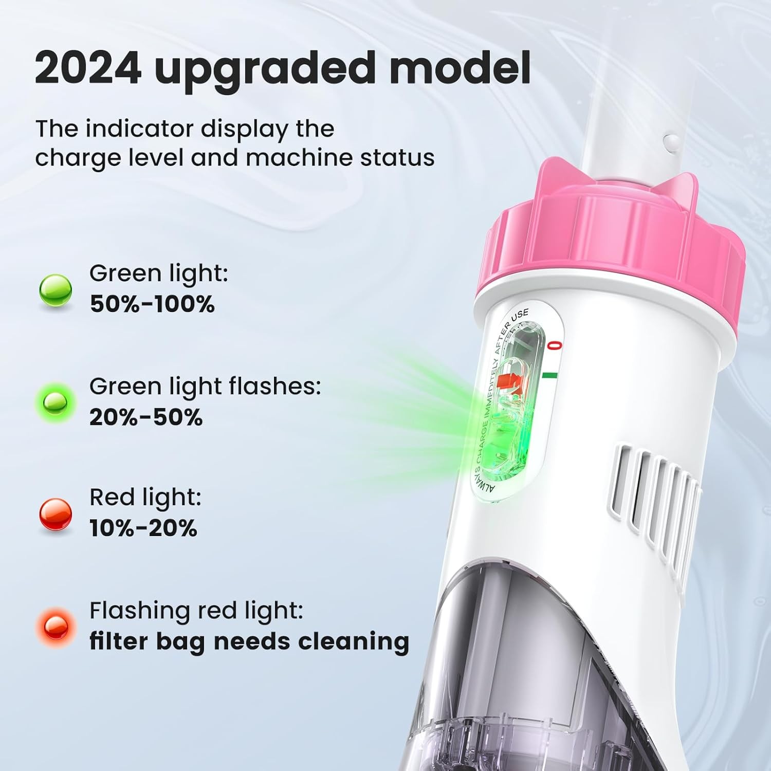 Rechargeable Swimming Pool Vacuum Enhulk With Pole 1 Hour