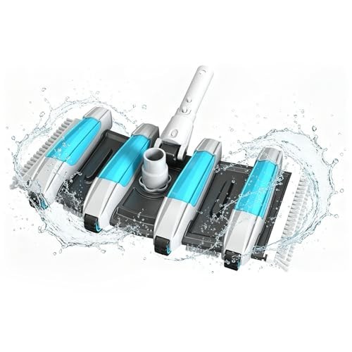 17.5&Prime; Pool Vacuum Head – Hydrodynamic Design, Flexible & Weighted for All Surfac
