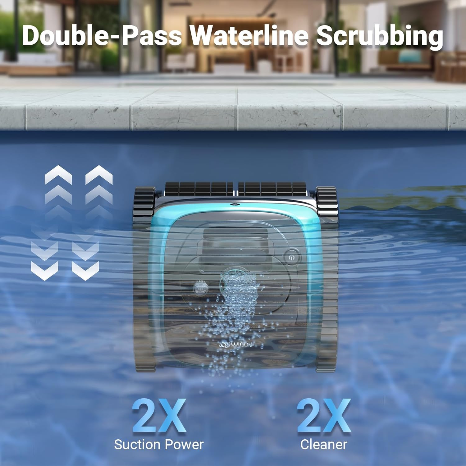 2026 Cordless Pool Vacuum, 4-in-1 Cleaner, 150 Min Runtime, APP Control