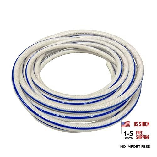 1/2&Prime; ID x 5/8&Prime; OD Heavy Duty Braided PVC Tubing Reinforced Hose, Non 10 Feet