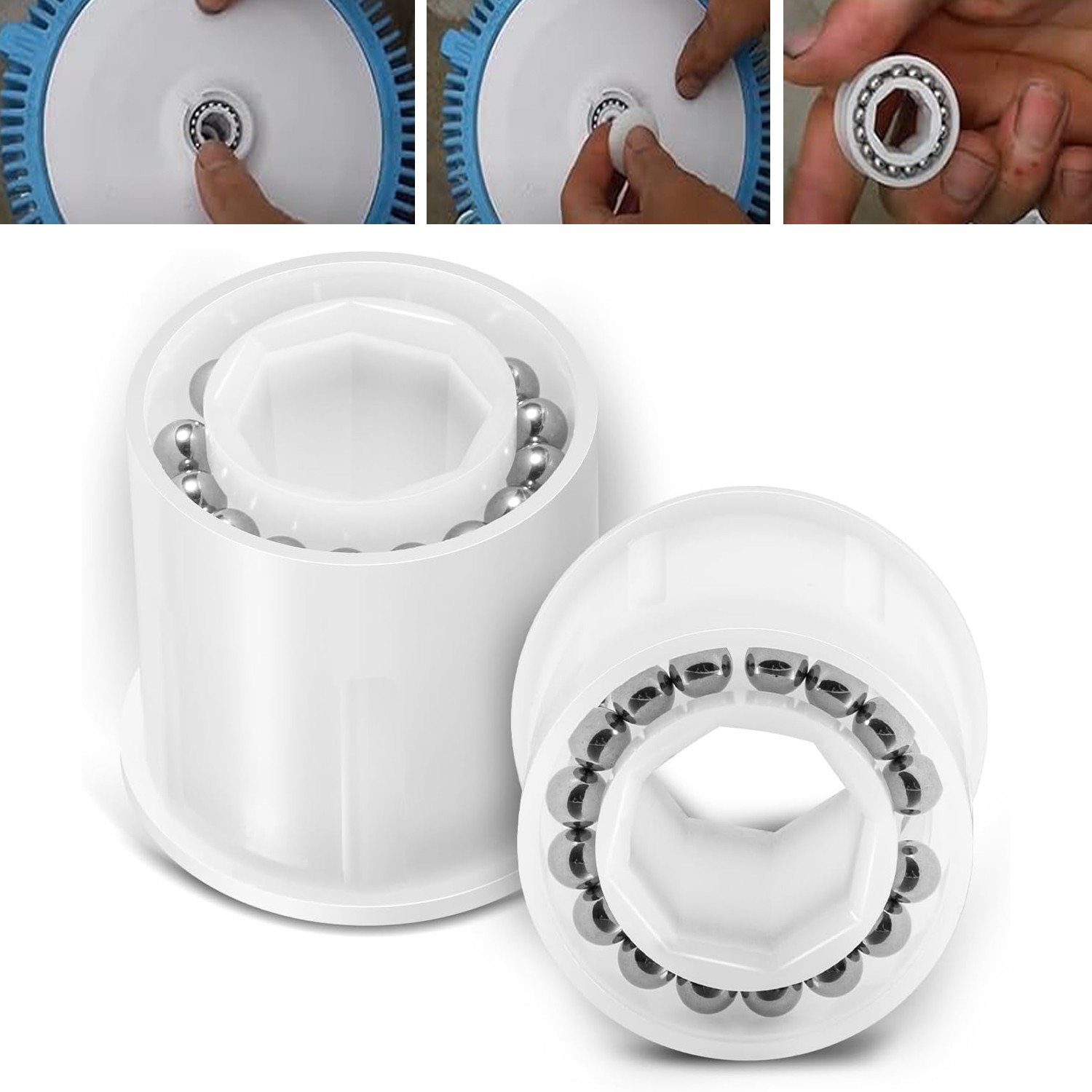 PVX976PK2 Wheel Bearings Repair Kit Replacement Fit for Hayward AquaNaut 200 400