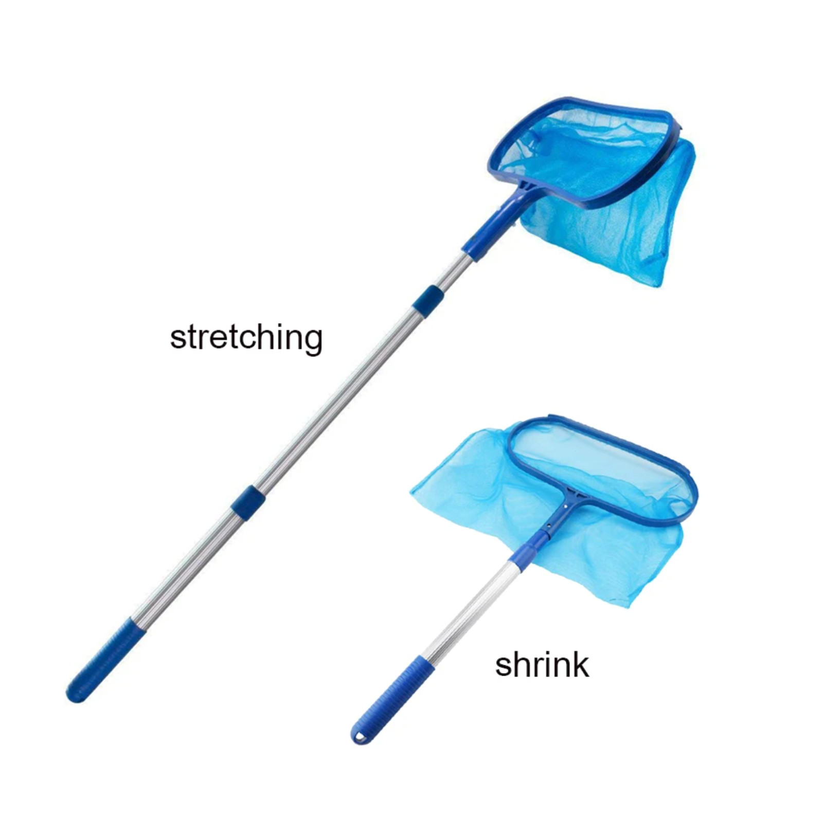Professional Swimming Pool Skimmer Net Deep Bag Leaf Rake Cleaner Cleaning Tool