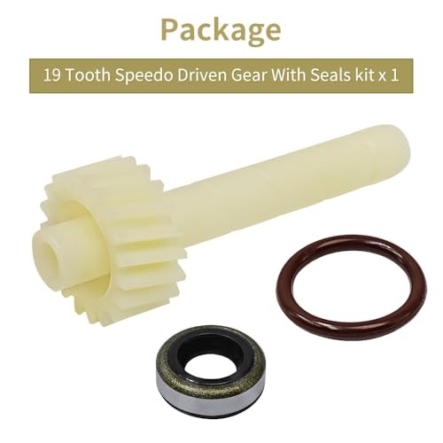 19 Tooth Speedo Driven Gear & Seals Kit Compatible with GM TH350 Turbo 350