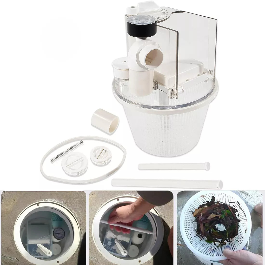 Replace for Pentair R211100 Vac-Mate Pool Cleaner Dispenser Box Vacuum Skimmer