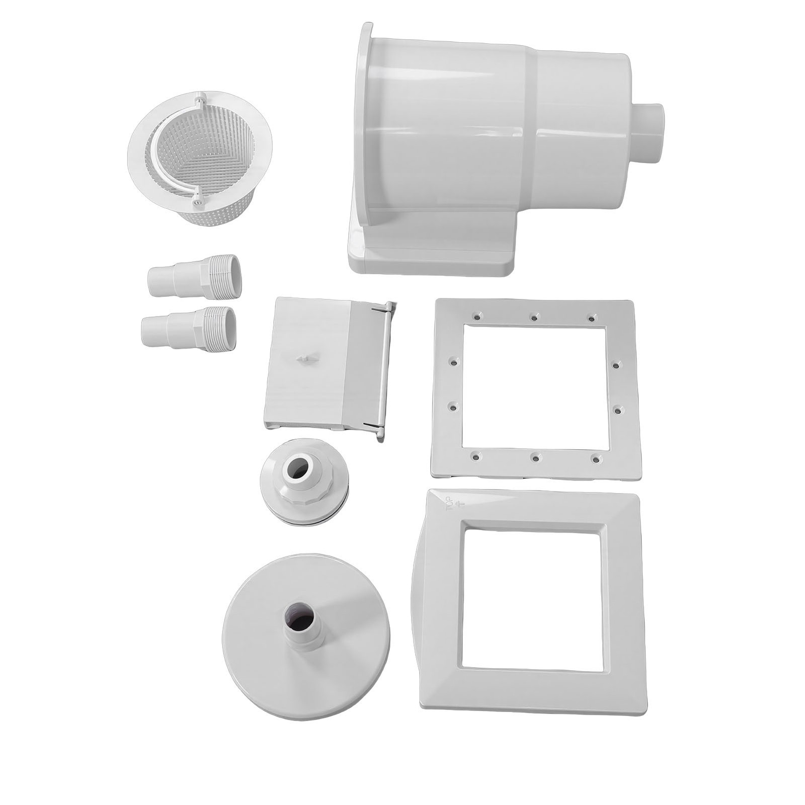 NEW Pool Wall Skimmer High Efficiency ABS Thru Wall Pool Skimmer Accessory Kit