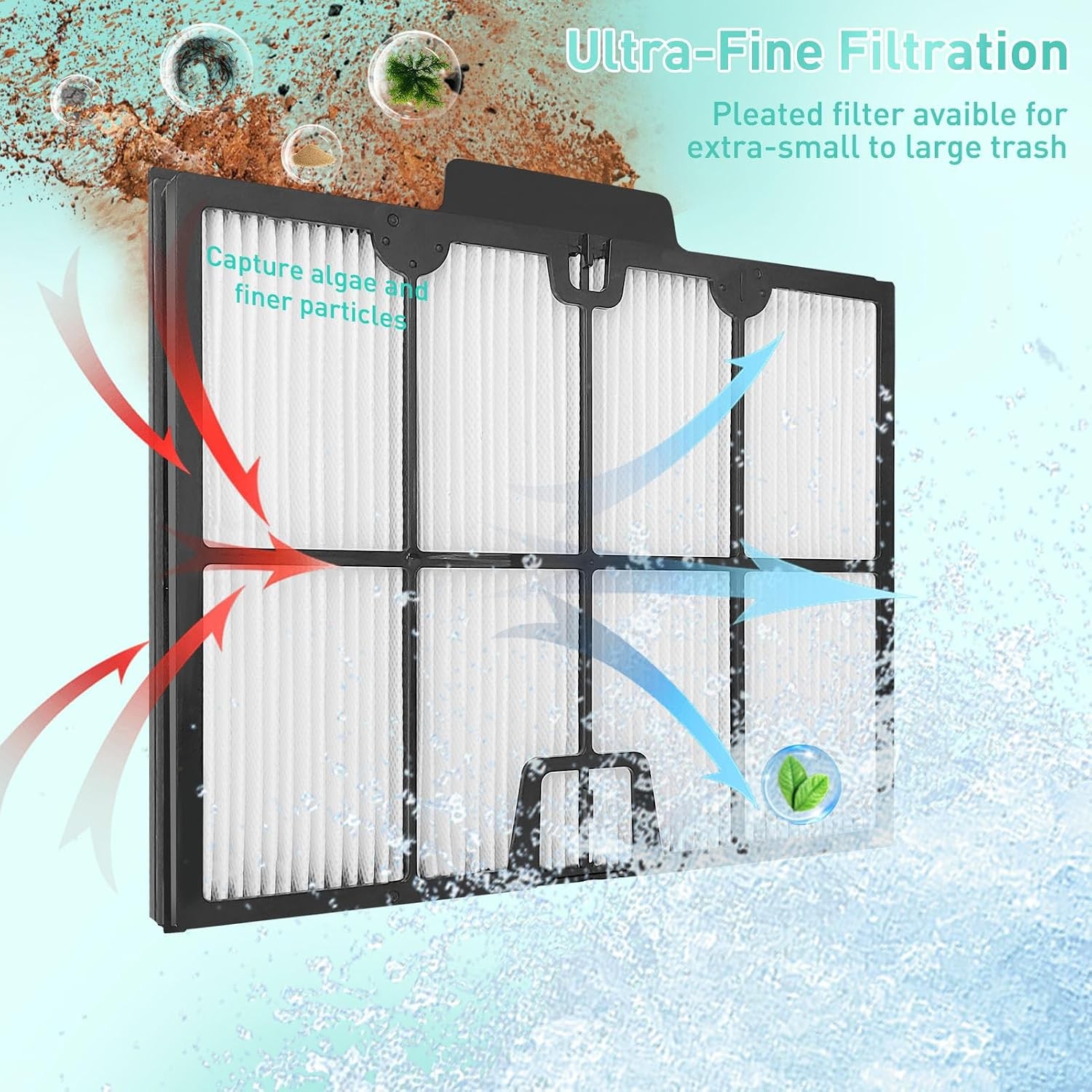 Ultra-Fine Filter Panels Compatible with Dolphin Robotic Pool Cleaners,Replace P