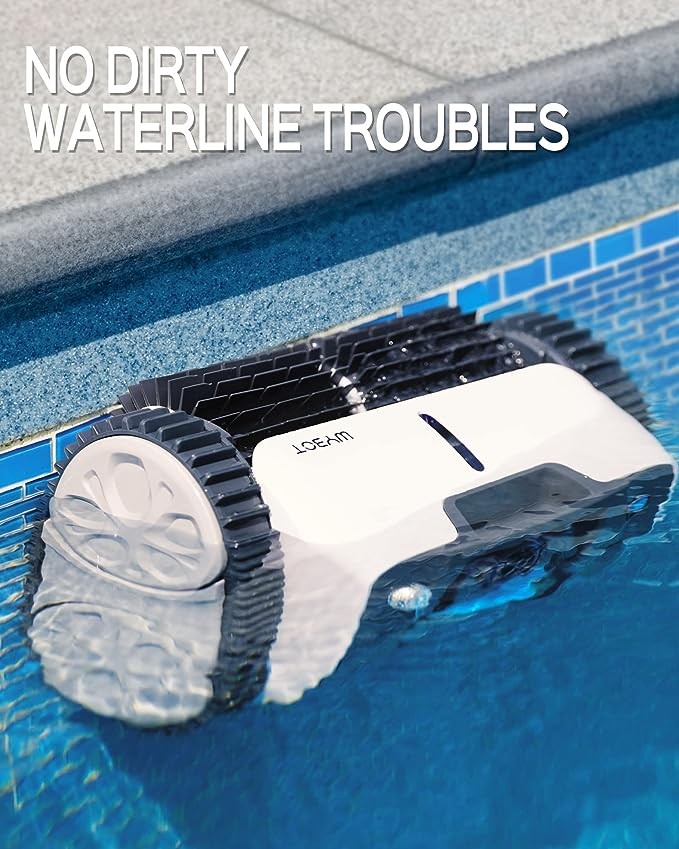 WYBOT Osprey 700 Cordless Robotic Pool Cleaner WY100 – Black/White