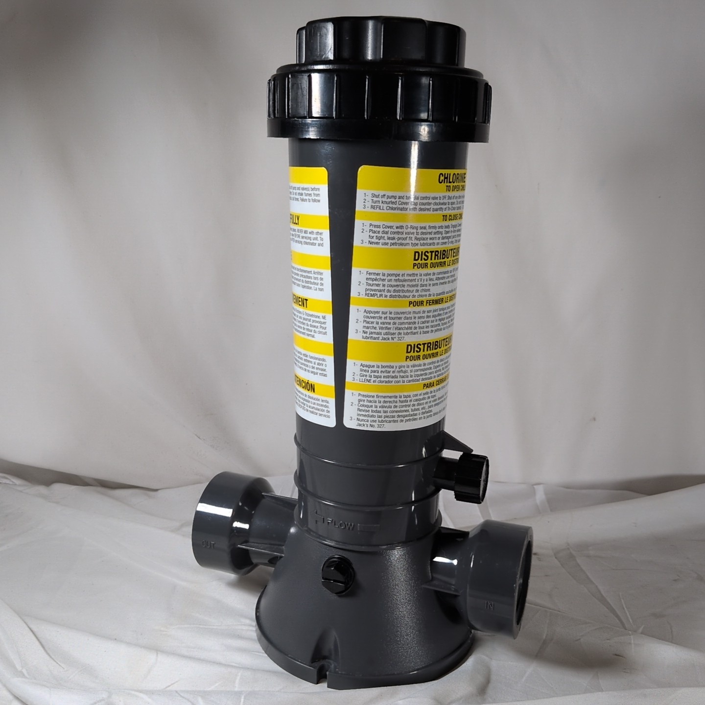 HydroTools by Swimline Super In-Line Automatic Pool Chlorine Feeder #87501