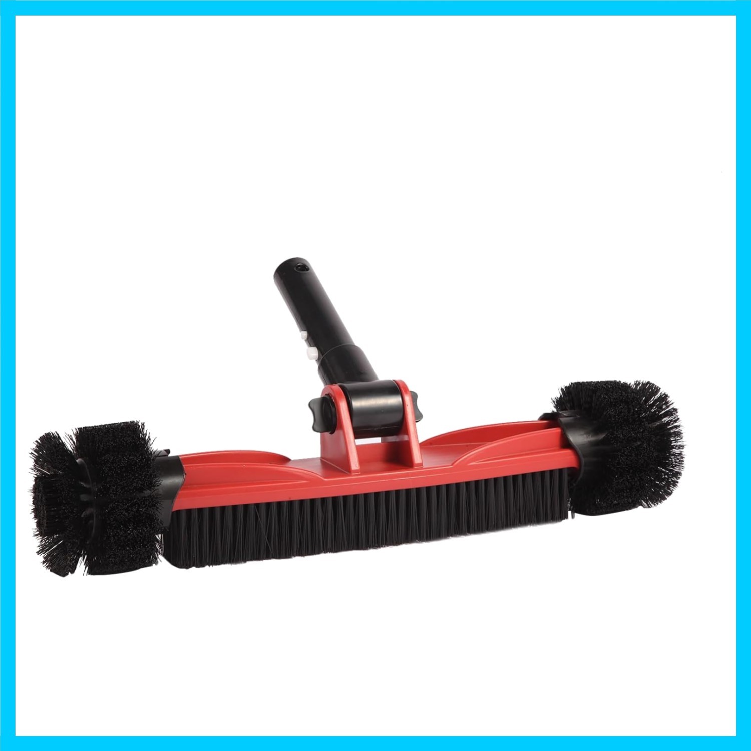 Pool Brush Head with Round Ends, Heavy Duty Pool Brushes for Cleaning Pool Wa…