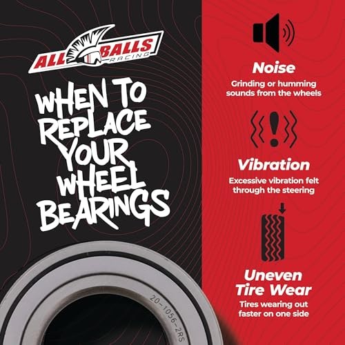 Racing 25-1624 Wheel Bearing Kit Rear Compatible with/Replacement For Honda