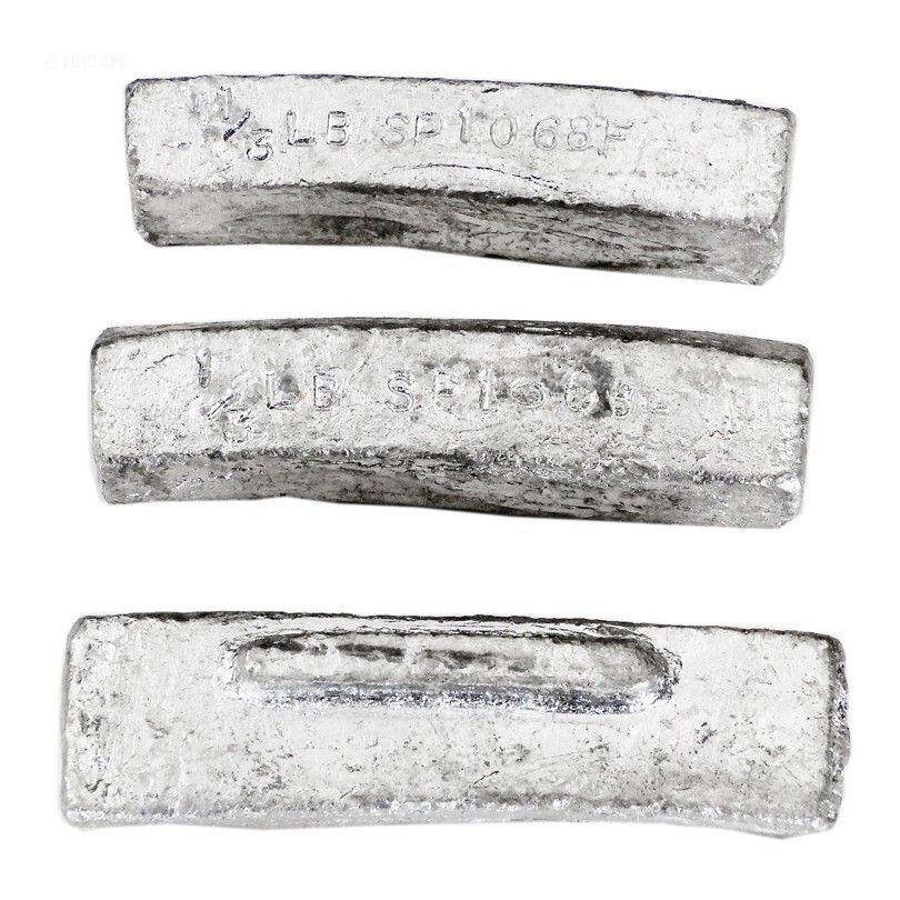 Weight Pack, Hayward SP1068FA 1 Pound, Quantity 3 For Hayward Vac Head SP1068