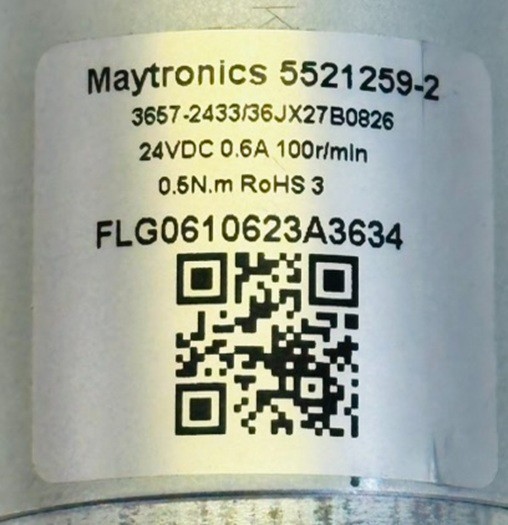 *TESTED* Maytronics Pump/Drive Motor 5521259-2 24V 100RPM Dolphin Pool Robot