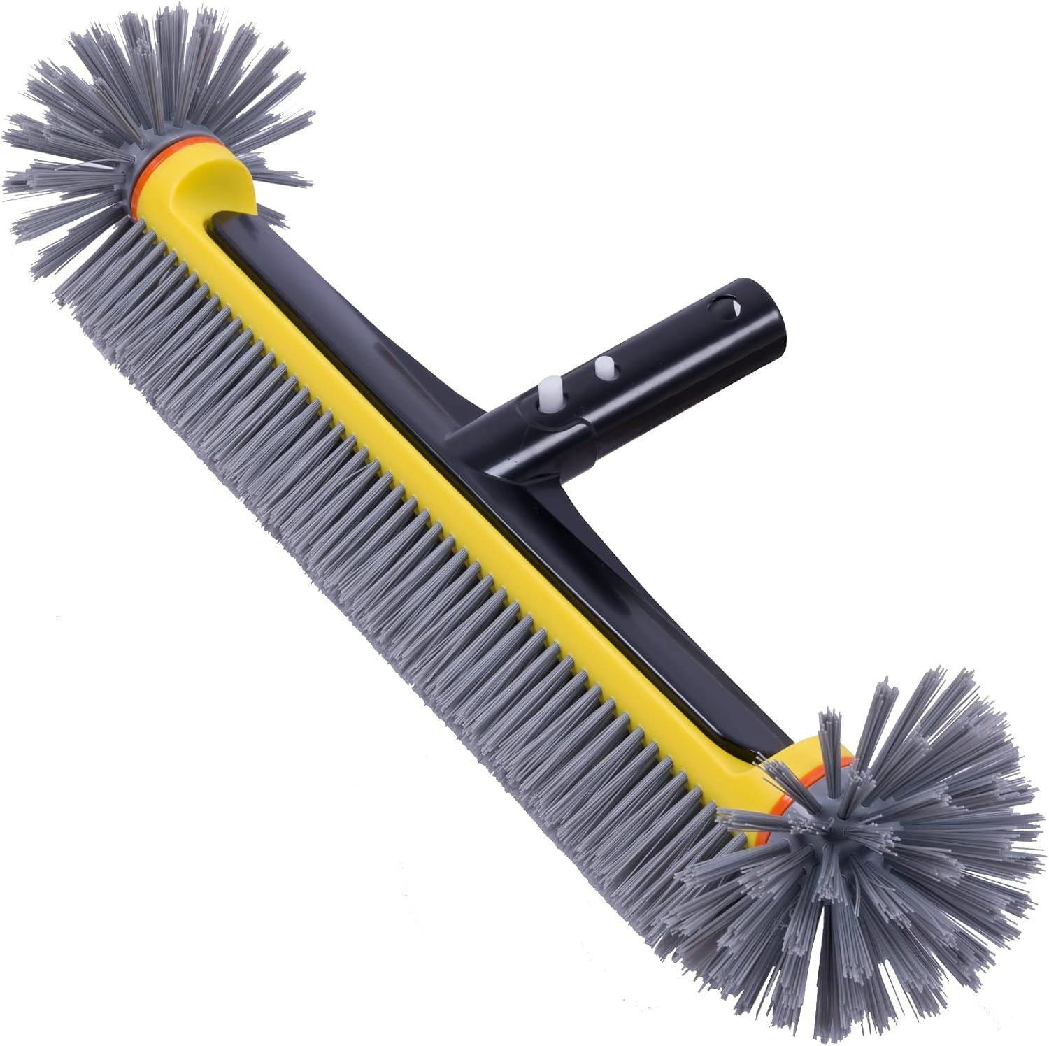Pool Brush Head with round Ends, Heavy Duty Pool Brushes for Cleaning