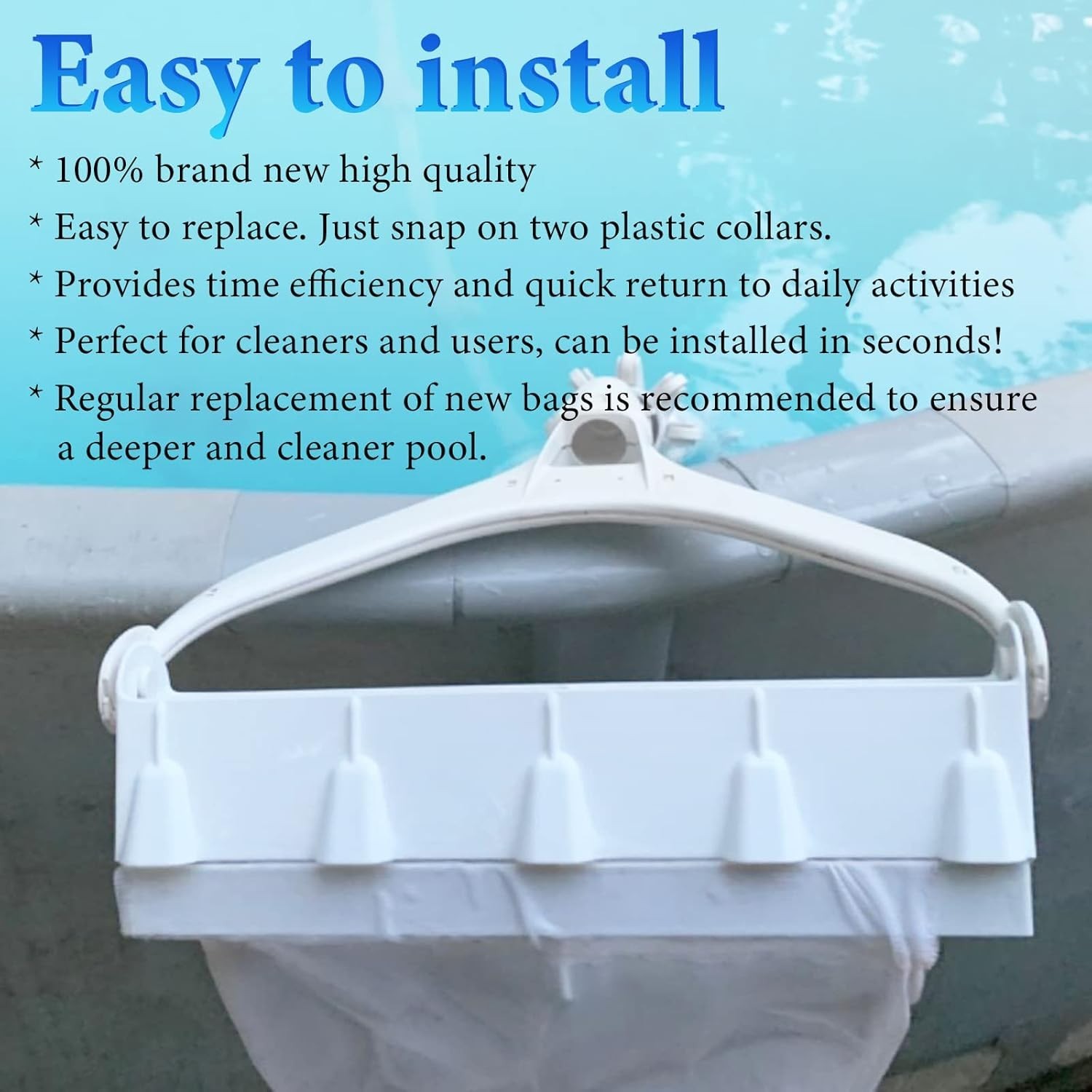 Pool Cleaner All Purpose Bag 6-206-00 with Zodiac Polaris 165, 65 Pool Cleane…