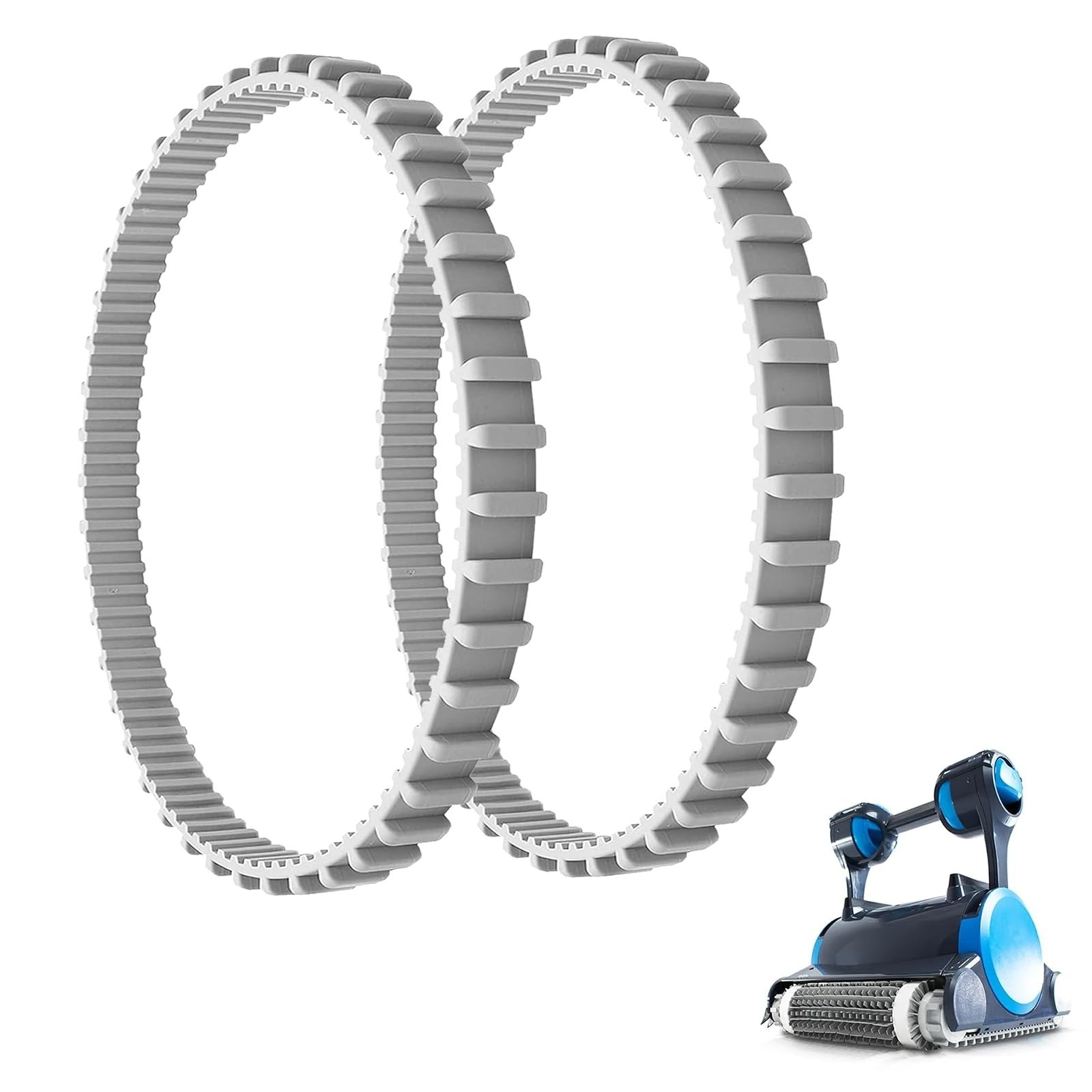 Calvana Replacement Gray Tracks for Maytronics Dolphin 9983152-R2 (2 Pack)