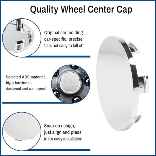 2.65in Wheel Center Caps for Chevrolet Chevy Blazer S10 Corvette C6 GMC Envoy