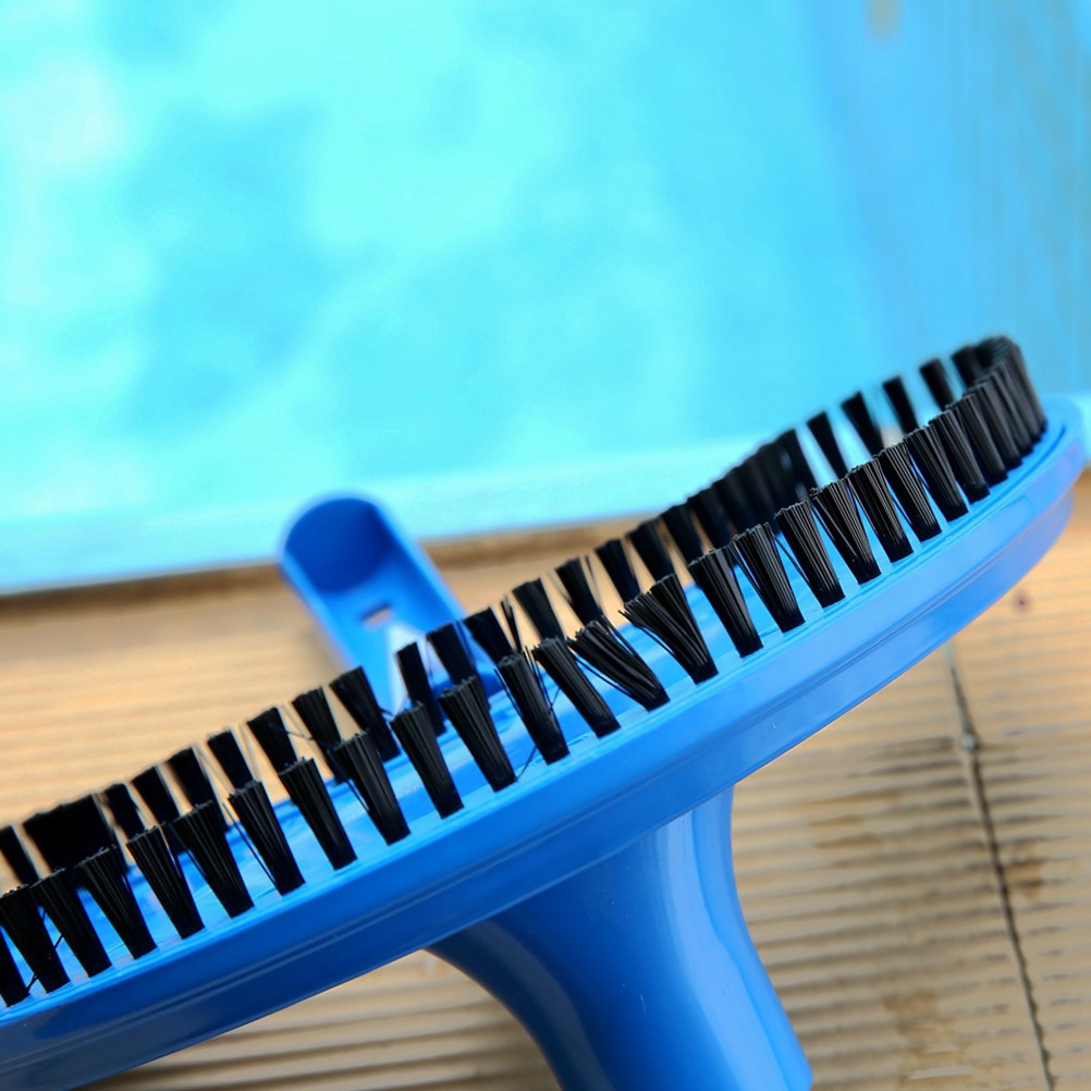 Practical Pool Cleaning Head Buckle Useful Cleaning Brush for Home Hotel (Blue)