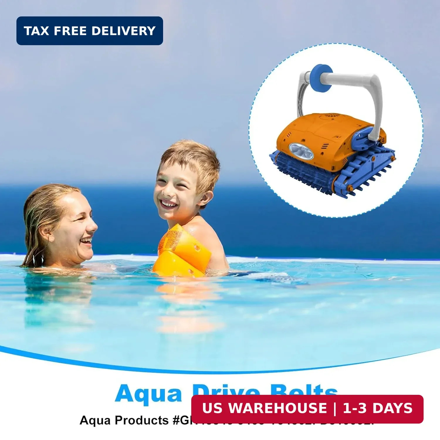 Pool Cleaner Robot Belt for Aquabot Pool Cleaner Robot Drive Belts A3302PK 3302