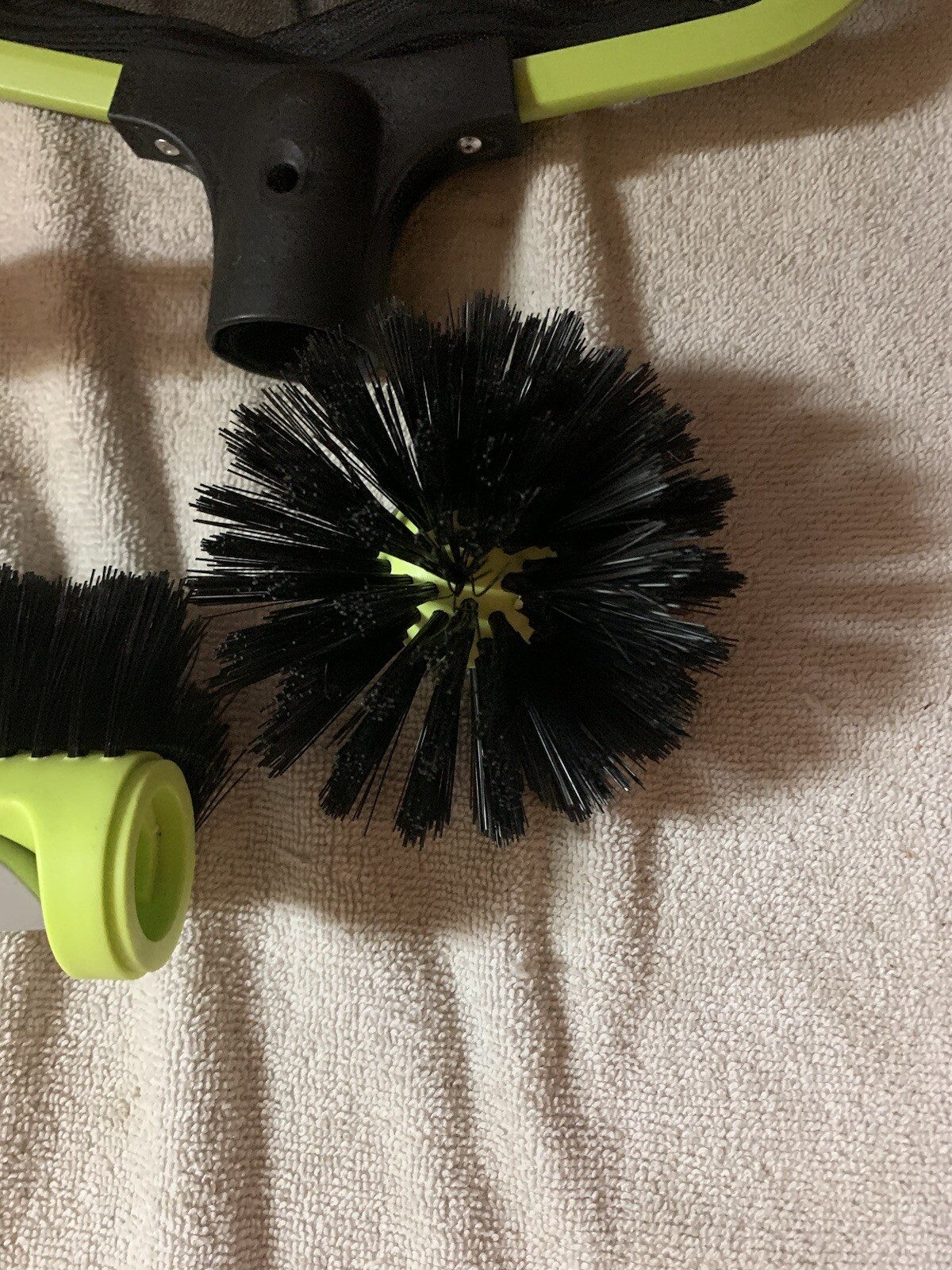 Deluxe Pool Cleaning Kit Leaf Skimmer Net Fine Mesh Net 17.5 Brush Head & Hand