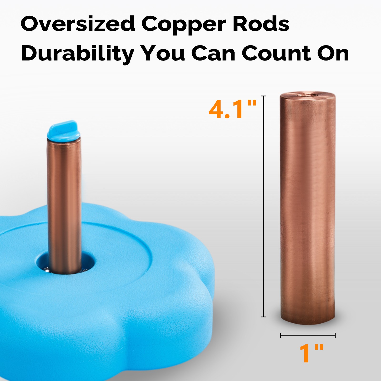 Solar Copper Pool Ionizer for Water Clarification Above Ground Inground Pool