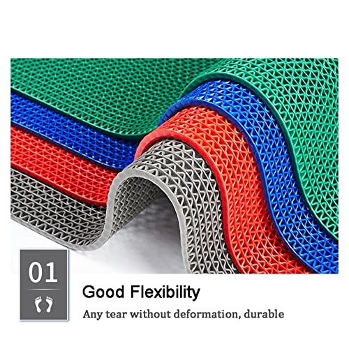 Drainage Non Slip PVC Floor Mats for Swimming Pool Bathroom Garage Restaurant