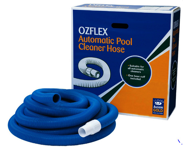 OZflex 12m x 38mm Suction Cleaner Hose – Pool Cleaner Hose Continuous length
