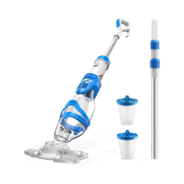 Consciot Cordless 1320 GPH Pool Vacuum Cleaner 22 GPM Rechargeable Handheld