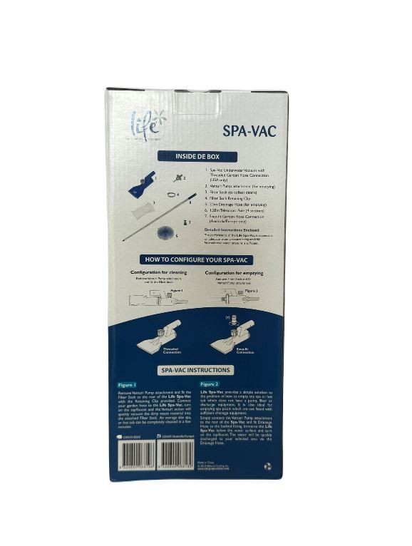 Supa Vac / SupaVac Spa Vacuum Pool Or Pond Cleaner kit With Telescopic Pole