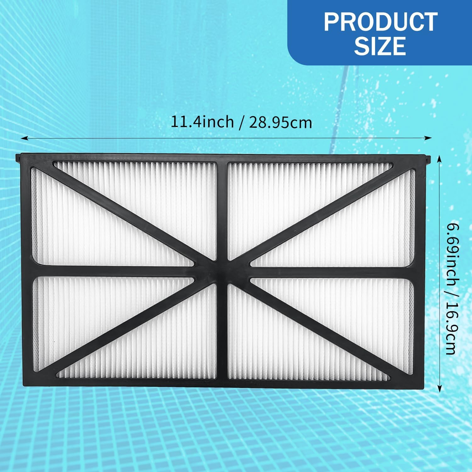 4PCS RCX70101 Filter Cartridge Refill Kit Set for Hayward Robotic AquaVac, Tiger