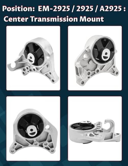 Automotive Engine Mounts Kit OE Replacement for Town & A2928 A2926 A2925 A2927