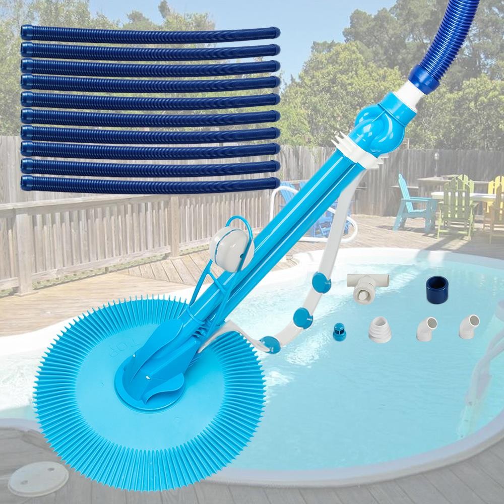 Swimming Pool Automatic Cleaner Clean Inground Above Ground Pool Vacuum Hose Set