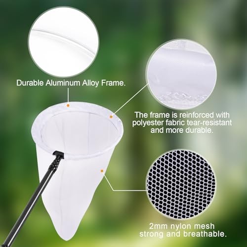 Butterfly Net with Carbon Fiber Telescopic Pole, 28&Prime;~71&Prime; Adjustable |