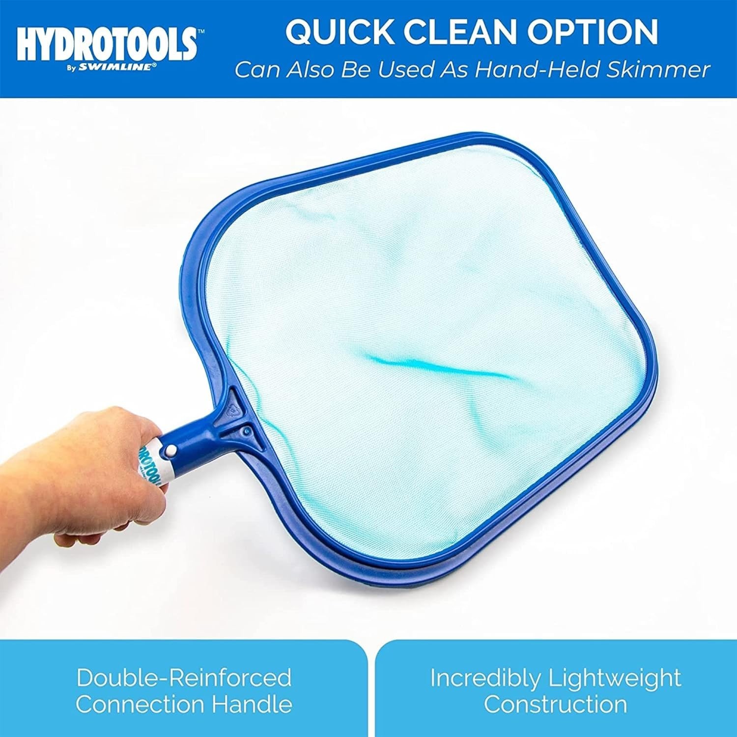 Ultra-Fine Mesh Leaf Skimmer Head – Heavy-Duty Cleaner for Pools and Hot Tubs