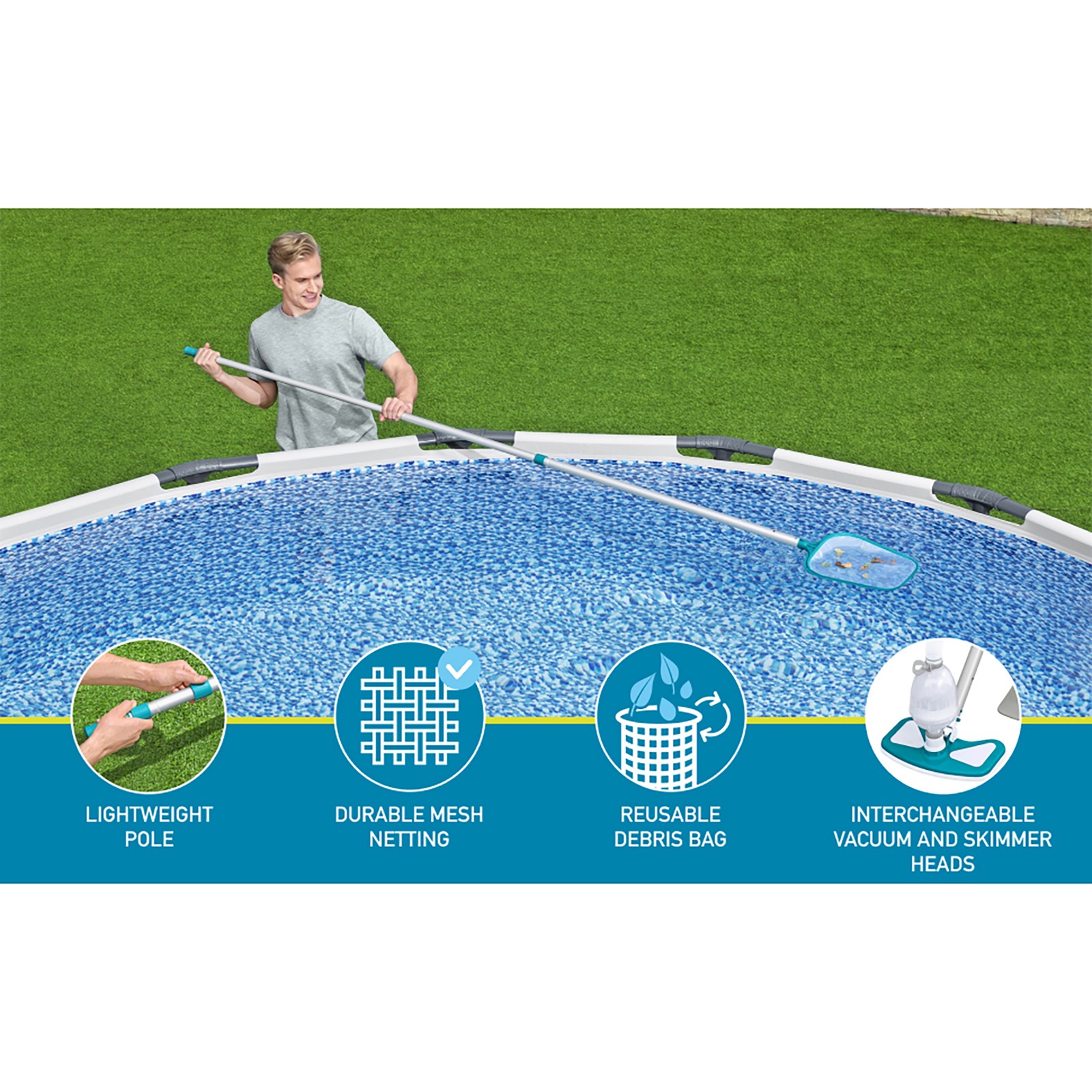 Bestway Above Ground Pool Cleaning & Maintenance Accessories Set Kit | 58234E