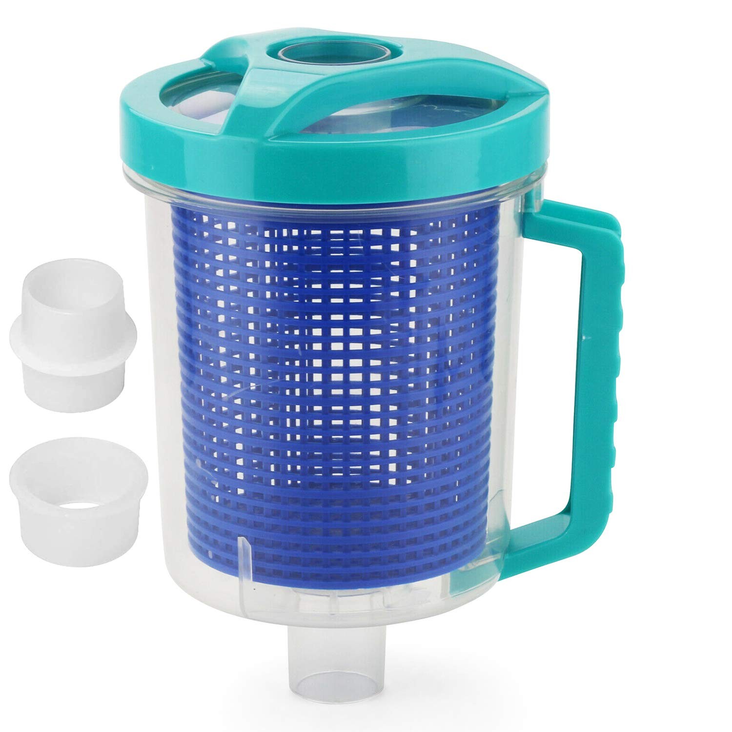 Pool Leaf Canister Catcher For Pool Vacuum With Mesh Basket Inline Leaf Catcher