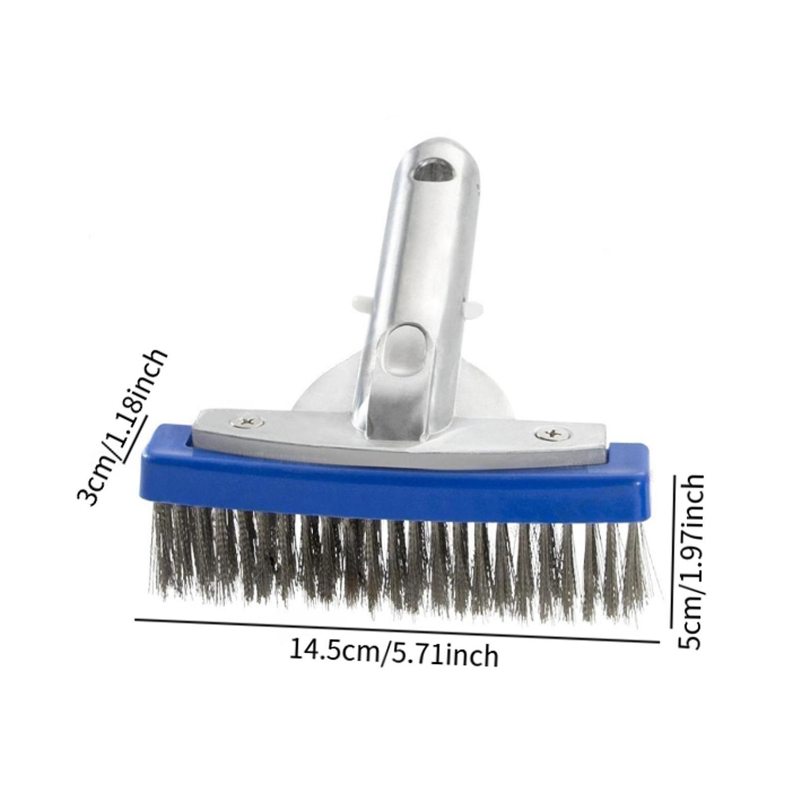 5inch Pool Brush Heavy Duty Aluminium Handle for Wall Tile Floor Corners